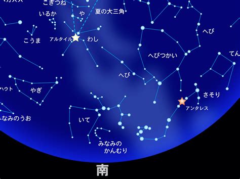 夏至 星座|夏の星座の見つけ方｜やさしい88星座図